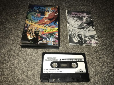 Amstrad CPC game - Space harrier - elite