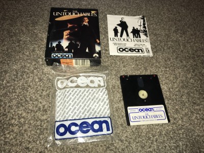 Amstrad CPC Disk game - The untouchables ocean