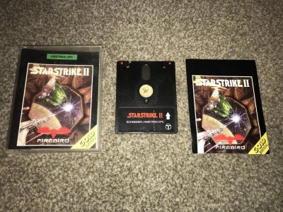 Amstrad CPC Disk game - Starstrike 2 firebird gold edition