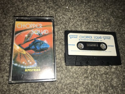 Amstrad CPC game chopper squad - intercepter software