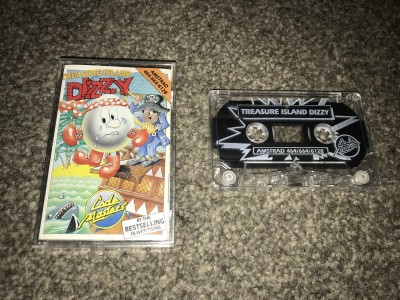 Amstrad CPC game Treasure island dizzy - codemasters