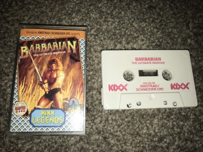 Amstrad CPC game Barbarian - kixx legends