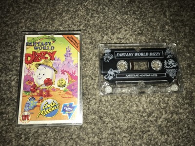 Amstrad CPC game Fantasy world dizzy - codemasters