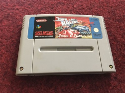 Super Nintendo SNES game Rock N Roll Racing