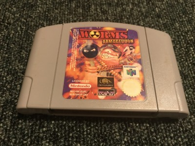 Nintendo 64 (N64) game Worms Armageddon