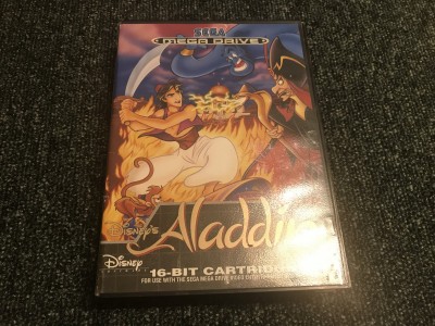 Sega Megadrive game Aladdin (complete)