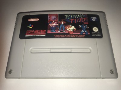 Super Nintendo SNES game Rival Turf