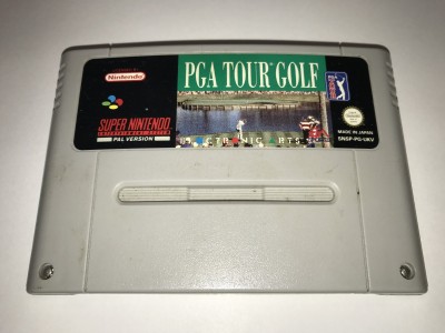 Super Nintendo SNES game PGA Tour Golf