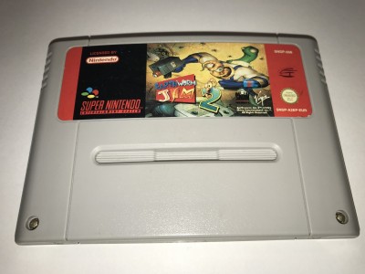 Super Nintendo SNES game Earthworm Jim 2