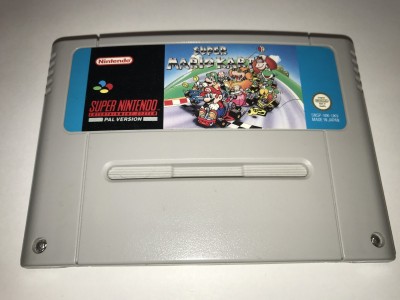 Super Nintendo SNES game Super Mario Kart