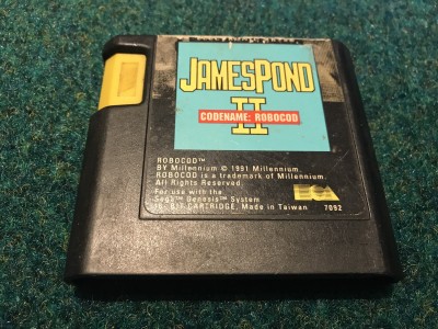 Sega megadrive game Jamespond 2 cart only