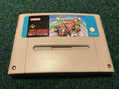 Super Nintendo SNES game Super Mario Kart