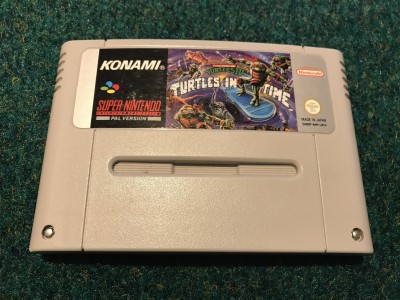 Super Nintendo SNES game Turtles In Time