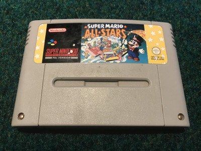 Super Nintendo SNES game Super Mario All Stars