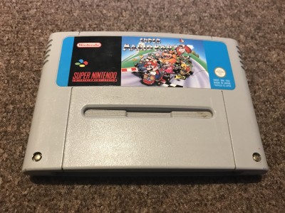 Super Nintendo SNES game Super Mario Kart