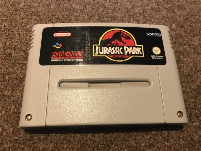 Super Nintendo SNES game Jurassic Park