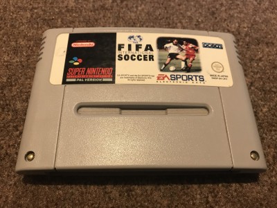 Super Nintendo SNES game FIFA International Soccer