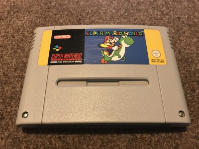 Super Nintendo SNES game Super Mario World