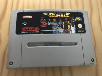 Super nintendo SNES WWF Royal Rumble game