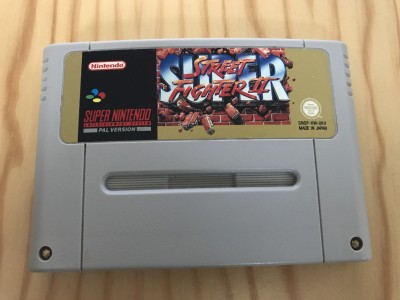 Super nintendo SNES Super Street Fighter 2 game