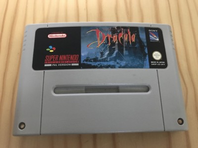 Super nintendo SNES Dracula game