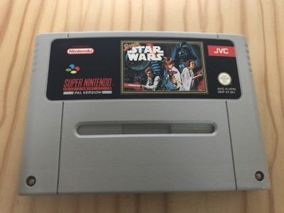 Super nintendo SNES Super Star Wars game