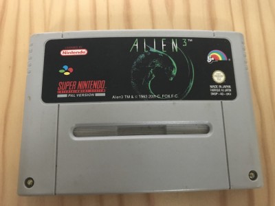 Super nintendo SNES Alien 3 game