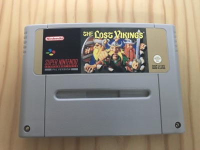 Super nintendo SNES The Lost Vikings game