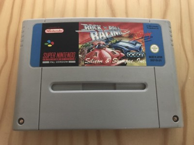 Super nintendo SNES Rock n' Roll Racing game