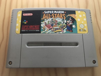 Super nintendo SNES Super Mario All Stars game