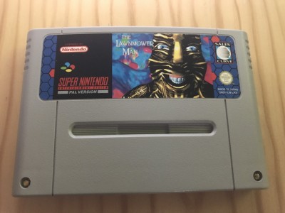 Super nintendo SNES The Lawnmower Man game