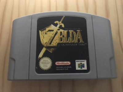 Nintendo 64 Zelda Ocarina of time game