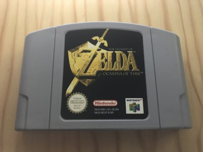 Nintendo 64 Zelda Ocarina of time game