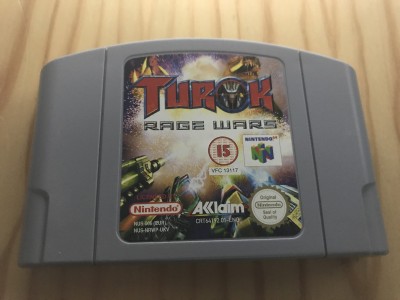 Nintendo 64 Turok Rage Wars game