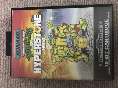 Sega Megadrive Turtles the hyperstone heist (complete)