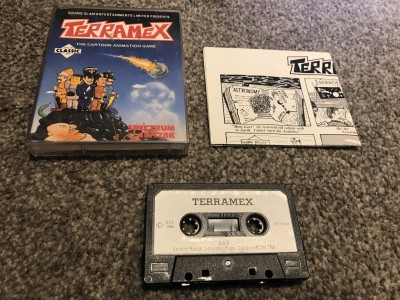Zx Spectrum 48/128k game Terramex