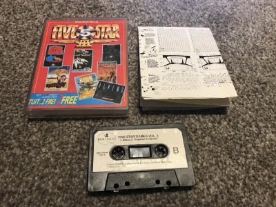 Zx Spectrum 48/128k game Five Star volume 3