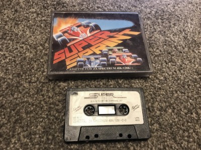 Zx Spectrum 48/128k game Super Sprint