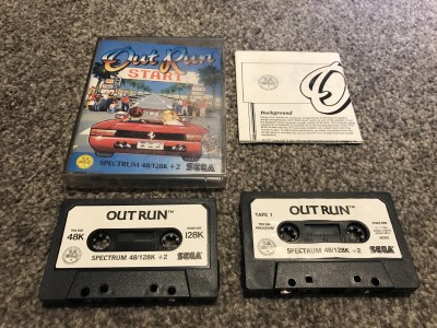 Zx Spectrum 48/128k game Outrun