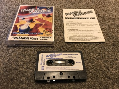 ZX Spectrum 48k game Marble Madness construction ser - Melbourne House