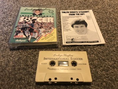 ZX Spectrum 48k game Emlyn Hughes international soccer 