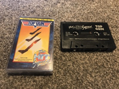 ZX Spectrum 48k game Top Gun - The Hit Squad