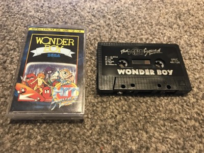 ZX Spectrum 48k game Wonderboy - The Hit Squad