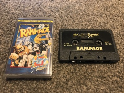 ZX Spectrum 48k game Rampage - The Hit Squad
