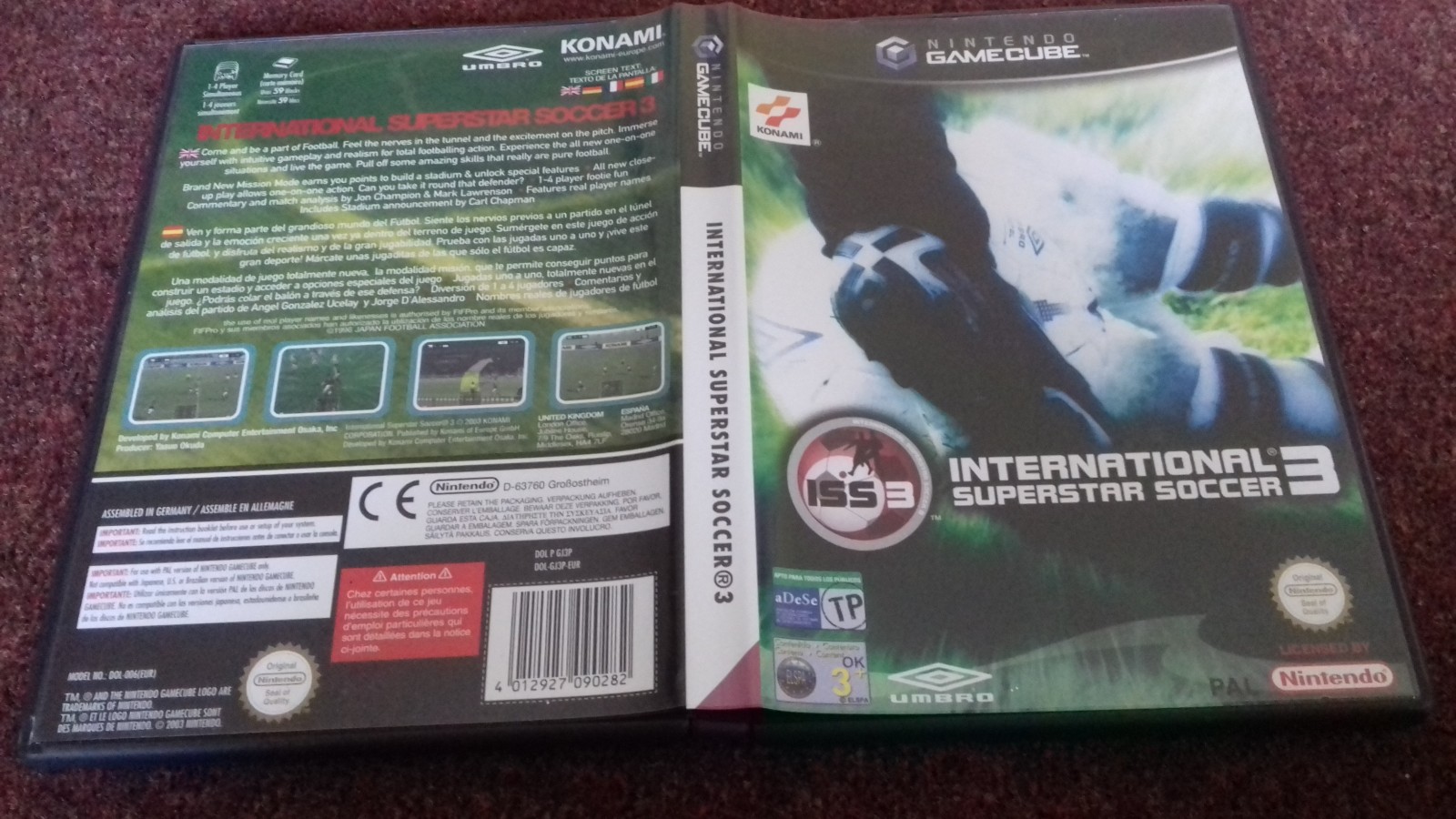 Nintendo Gamecube Nintendo Gamecube International Superstar Soccer 3