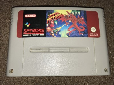 Super nintendo SNES Super Metroid game