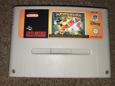 Super nintendo SNES Mickey Mania game