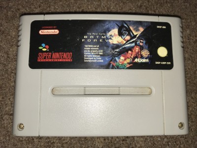 Super nintendo SNES Batman Forever game