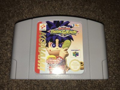 Nintendo 64 Mystical Ninja starring goemon game