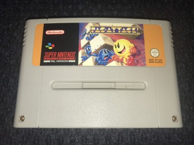 Super nintendo SNES Pac-Attack game